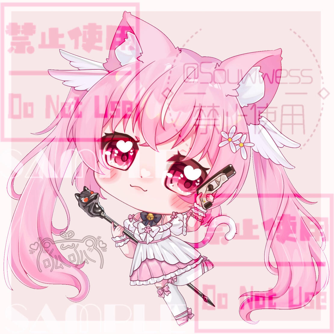 Commission by @nekohaharu150 on X